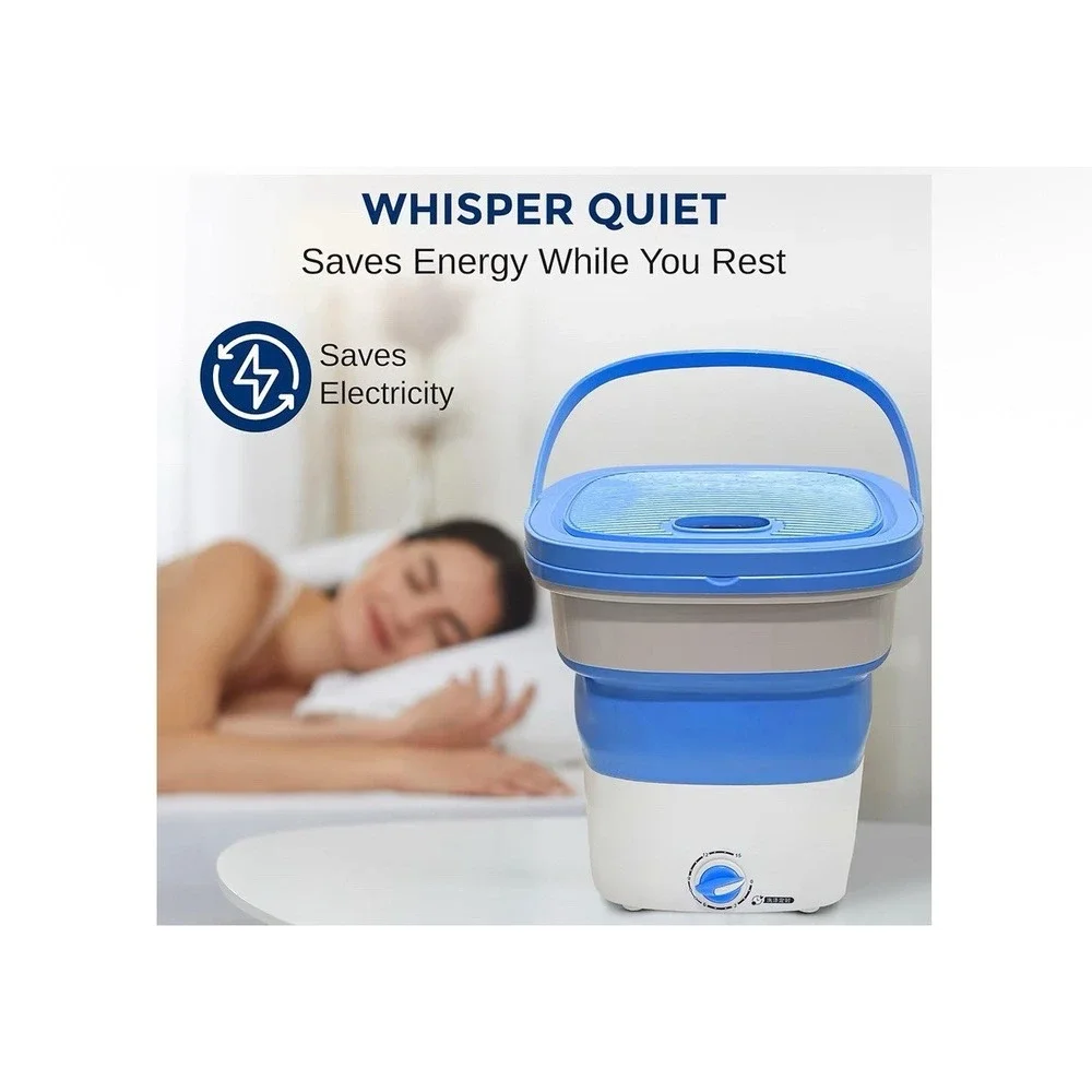 Pyle Pure Clean Foldable Mini Washing‎ Machine – Portable & Lightweight